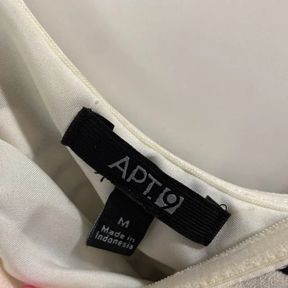 Like new Summer resort tropical palm ruffle one shoulder dress - Picture 6 of 10